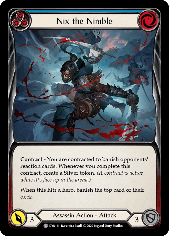 Nix the Nimble (Blue) — Dynasty — Flesh and Blood