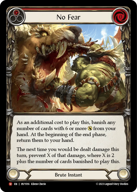 No Fear — Heavy Hitters — Flesh and Blood