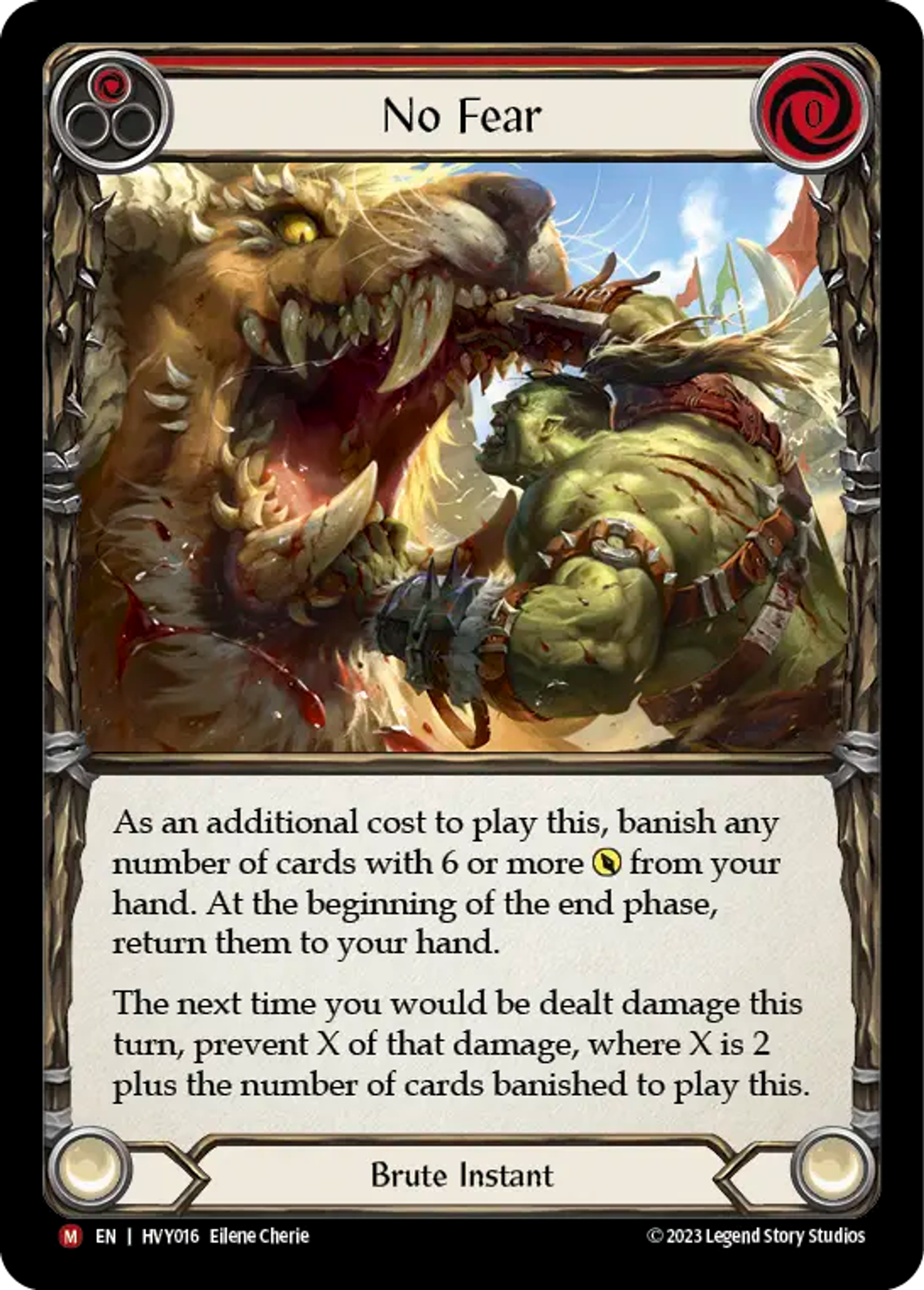 No Fear — Heavy Hitters — Flesh and Blood