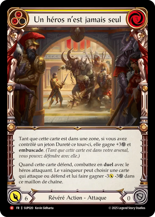 Un héros n’est jamais seul — Super Slam — Flesh and Blood