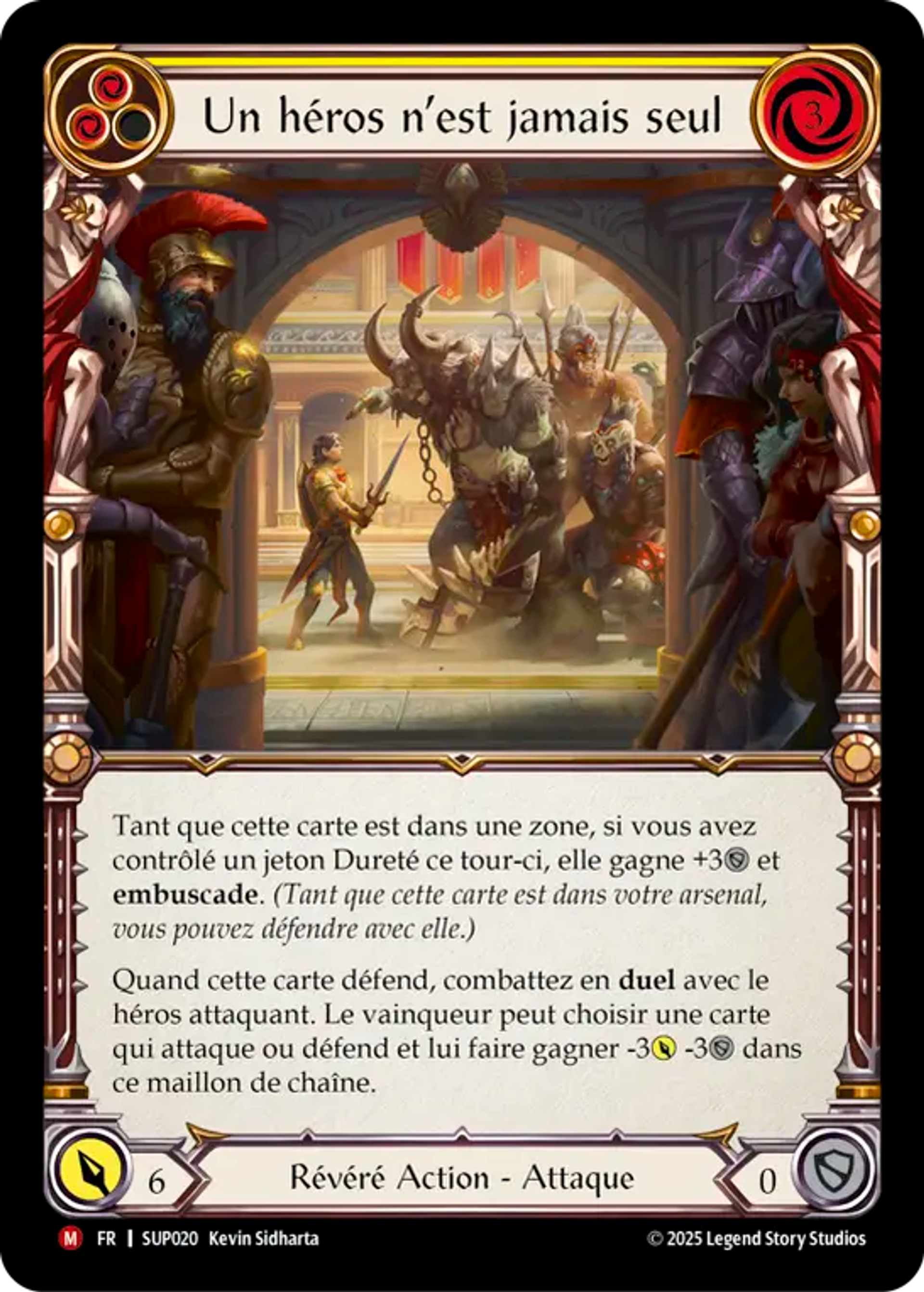 Un héros n’est jamais seul — Super Slam — Flesh and Blood