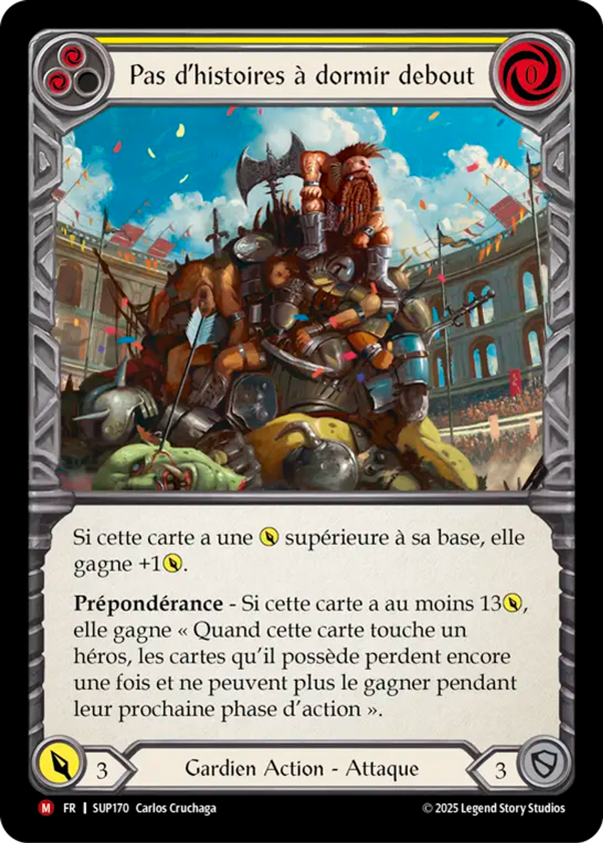 Pas d’histoires à dormir debout — Super Slam — Flesh and Blood