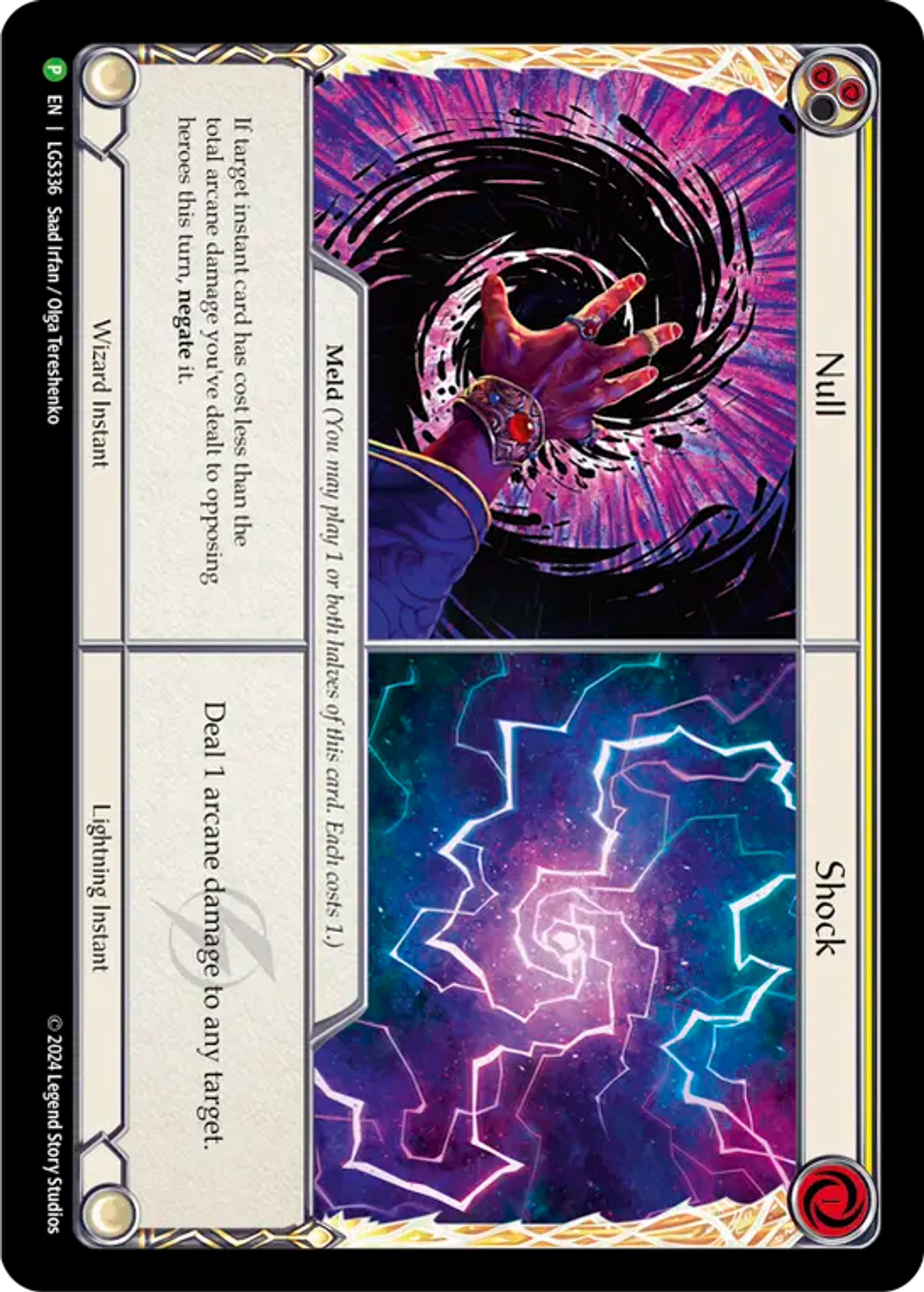 Null // Shock — Flesh and Blood: Promo Cards — Flesh and Blood