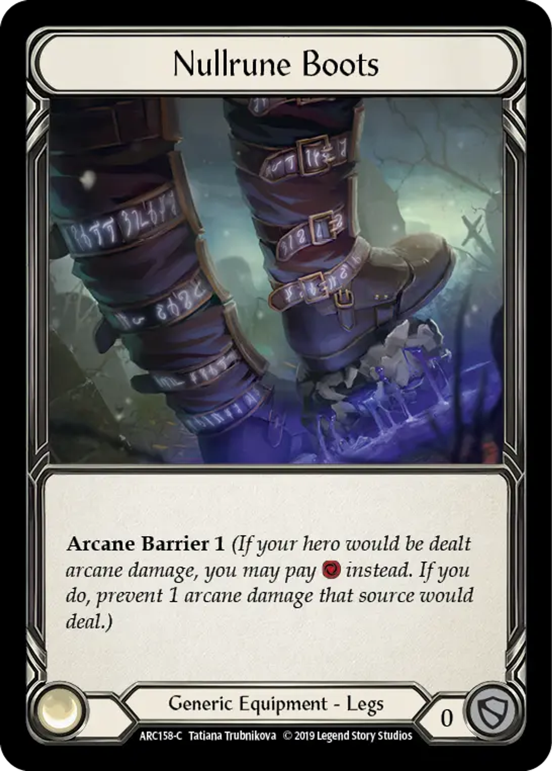 Nullrune Boots — Arcane Rising — Flesh and Blood