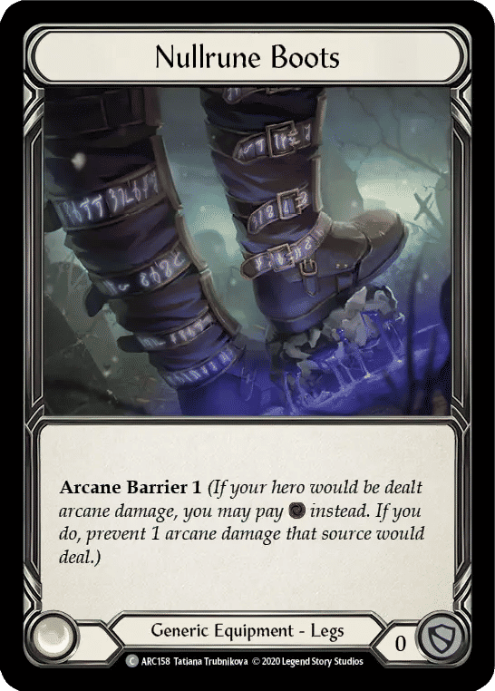 Nullrune Boots — Arcane Rising - Unlimited — Flesh and Blood