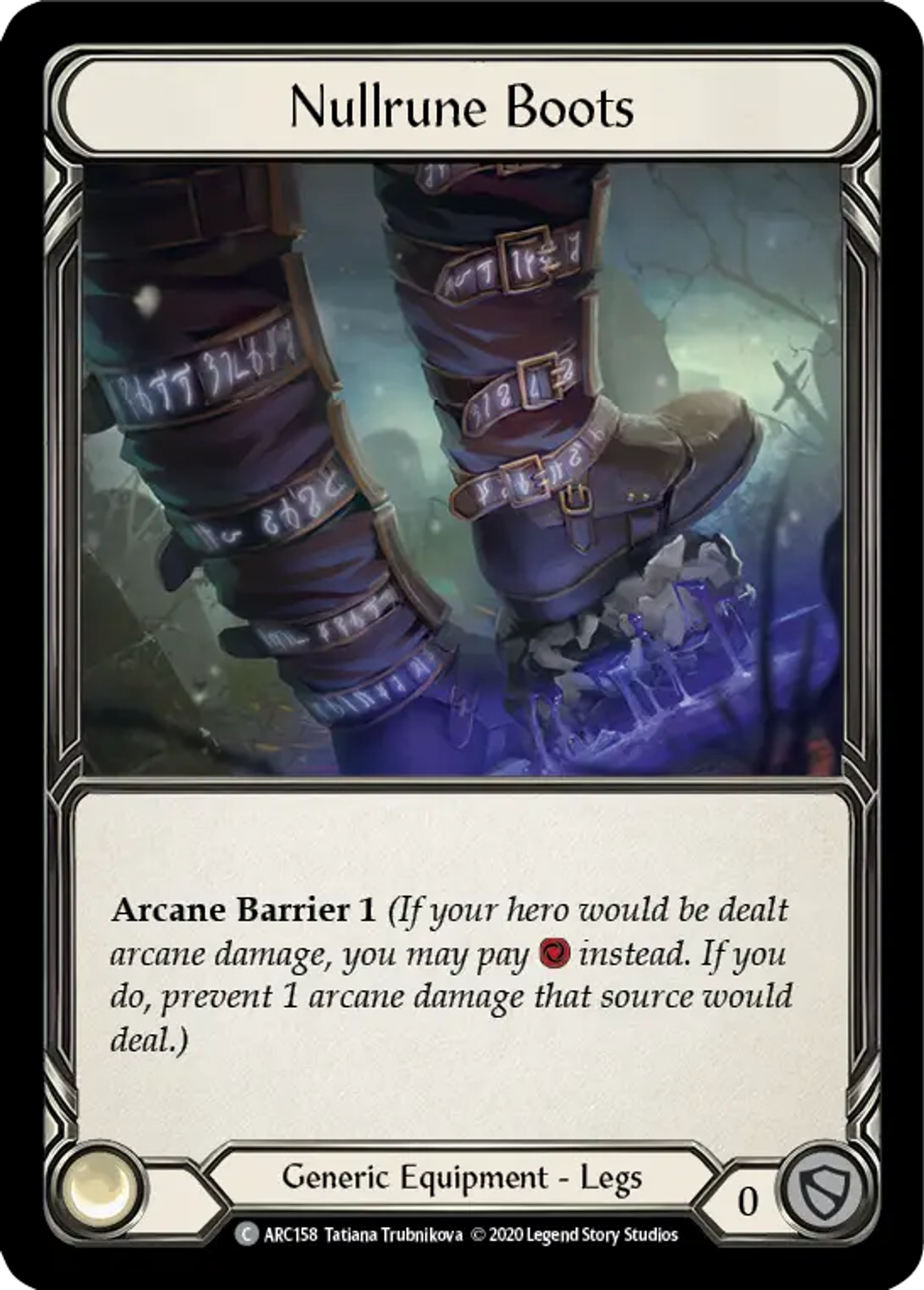 Nullrune Boots — Arcane Rising - Unlimited — Flesh and Blood