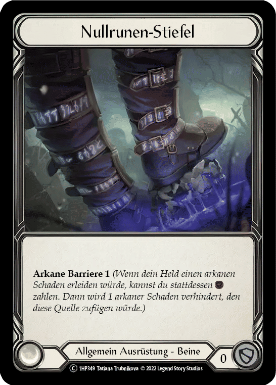 Nullrune Boots — History Pack 1 - Black Label — Flesh and Blood
