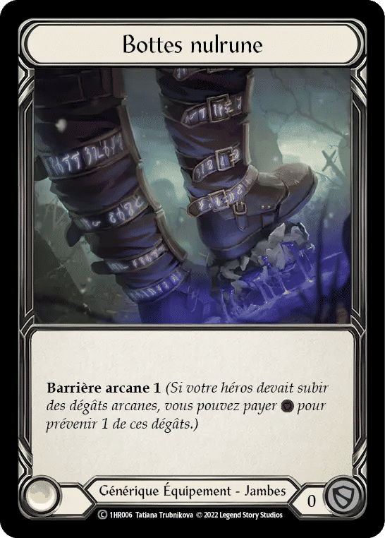 Bottes nulrune — Rhinar - Blitz Deck — Flesh and Blood