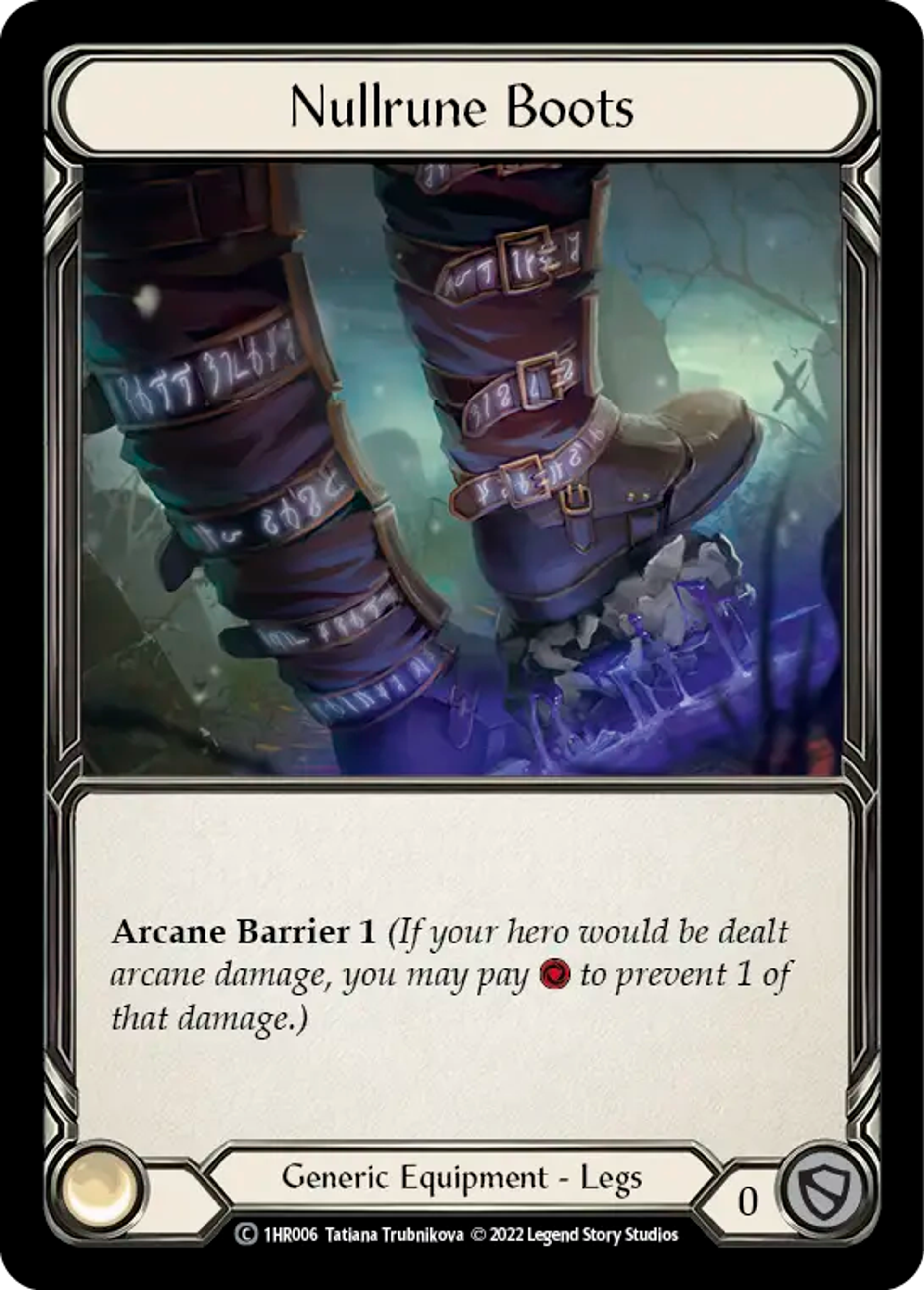 Nullrune Boots — Rhinar - Blitz Deck — Flesh and Blood
