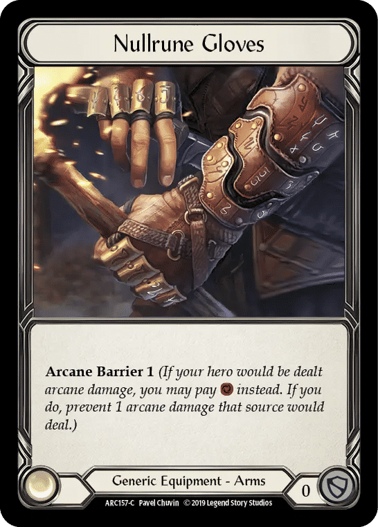 Nullrune Gloves — Arcane Rising — Flesh and Blood