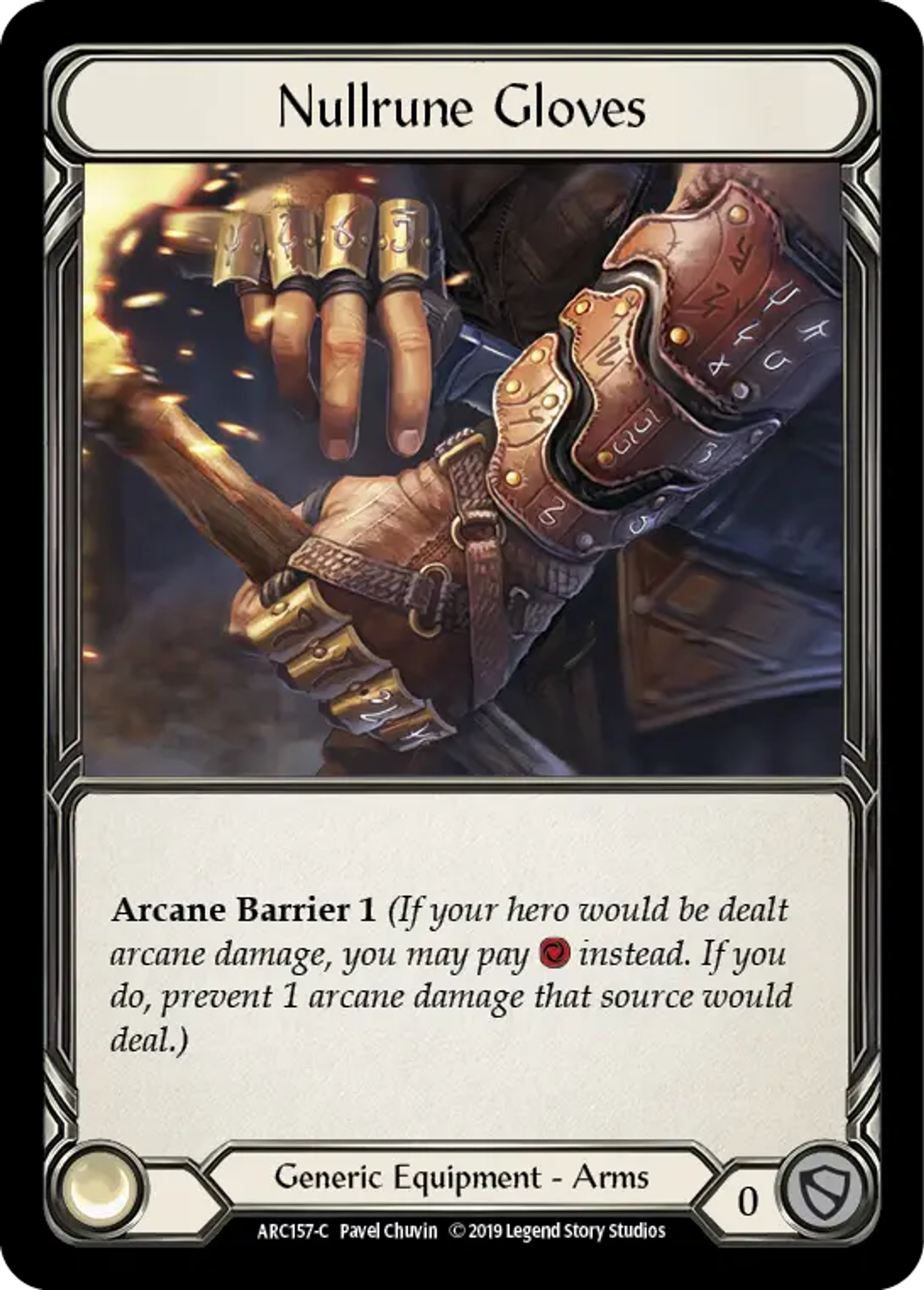 Nullrune Gloves — Arcane Rising — Flesh and Blood