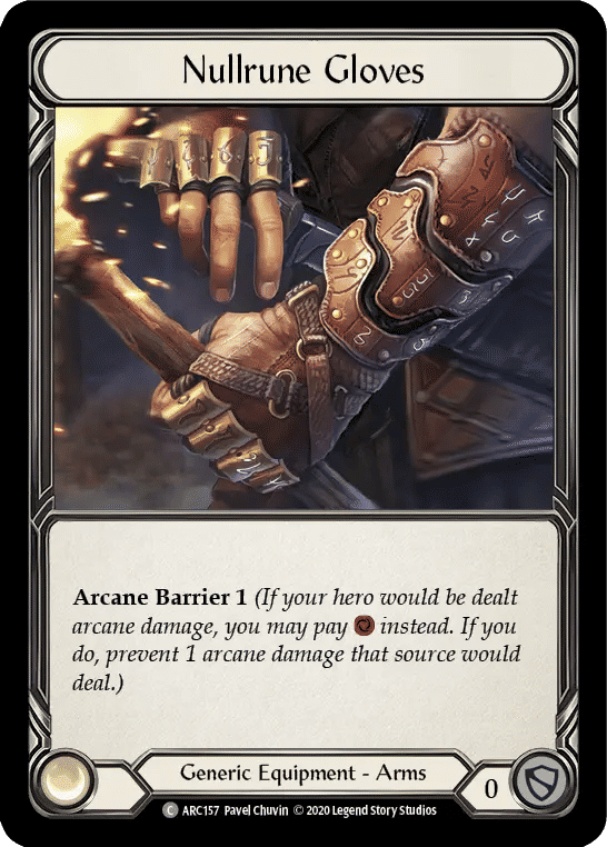 Nullrune Gloves — Arcane Rising - Unlimited — Flesh and Blood