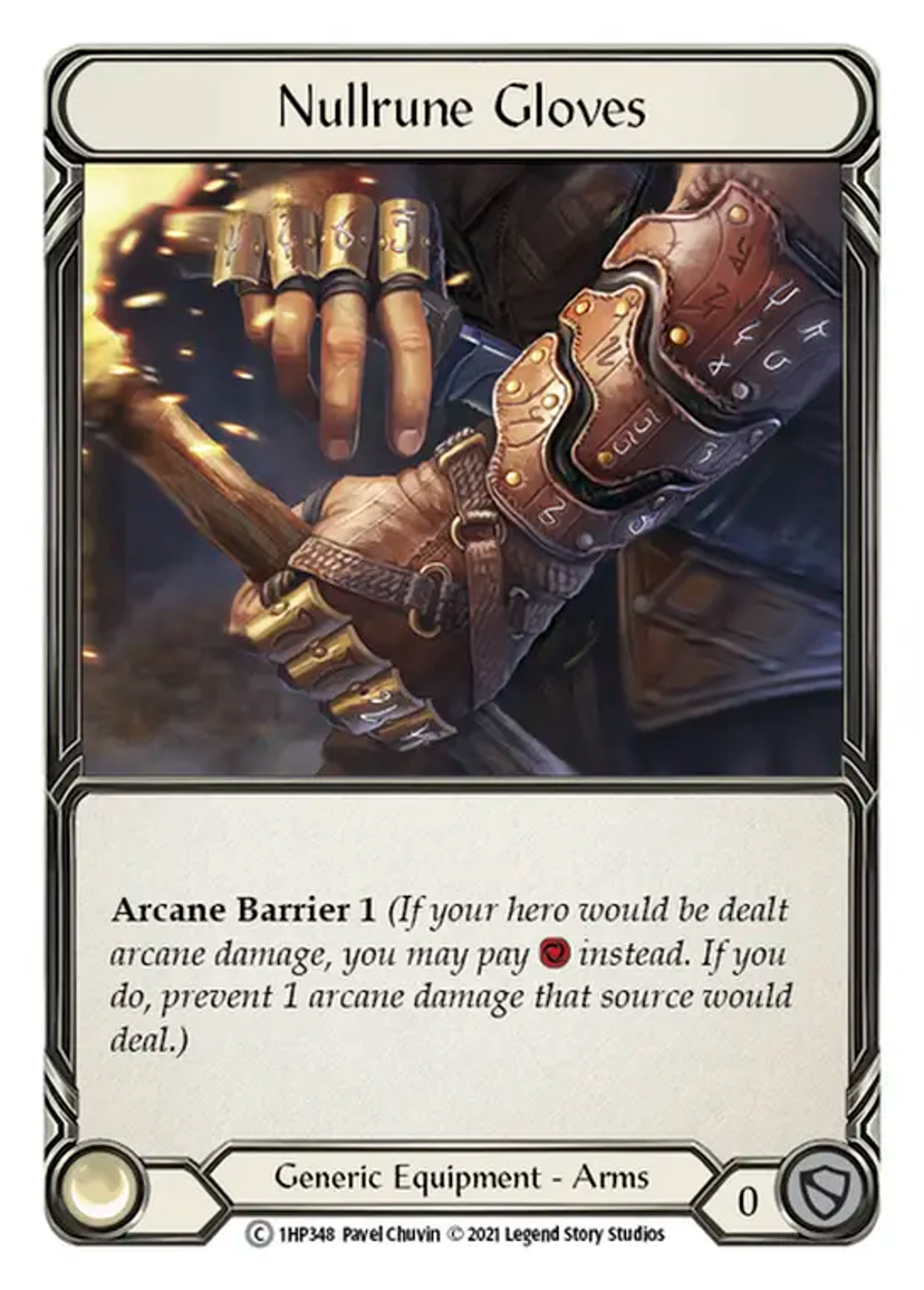 Nullrune Gloves — History Pack 1 — Flesh and Blood