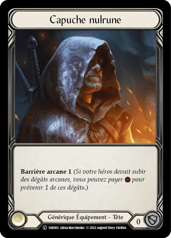 Capuche nulrune — Rhinar - Blitz Deck — Flesh and Blood