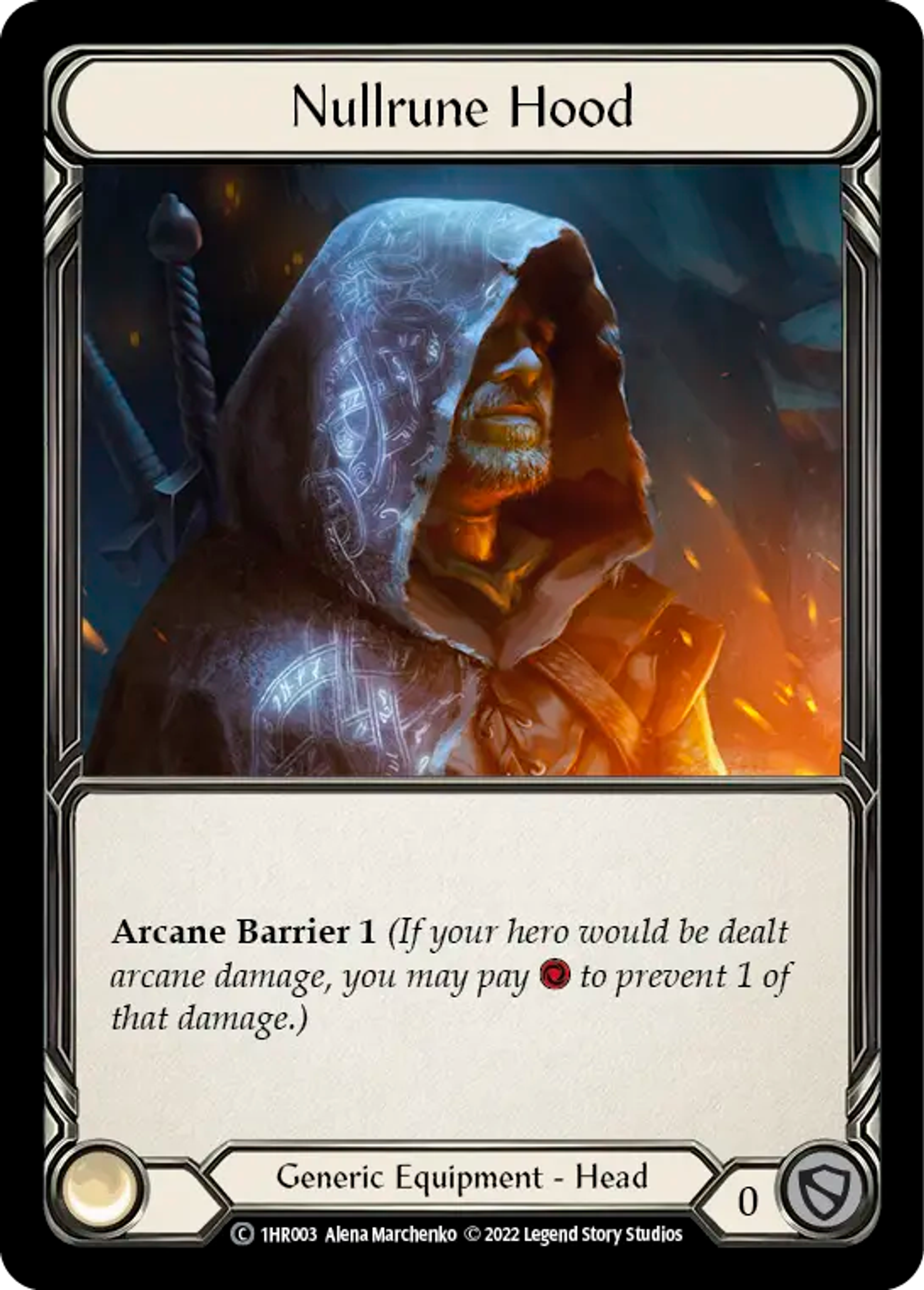 Nullrune Hood — Rhinar - Blitz Deck — Flesh and Blood