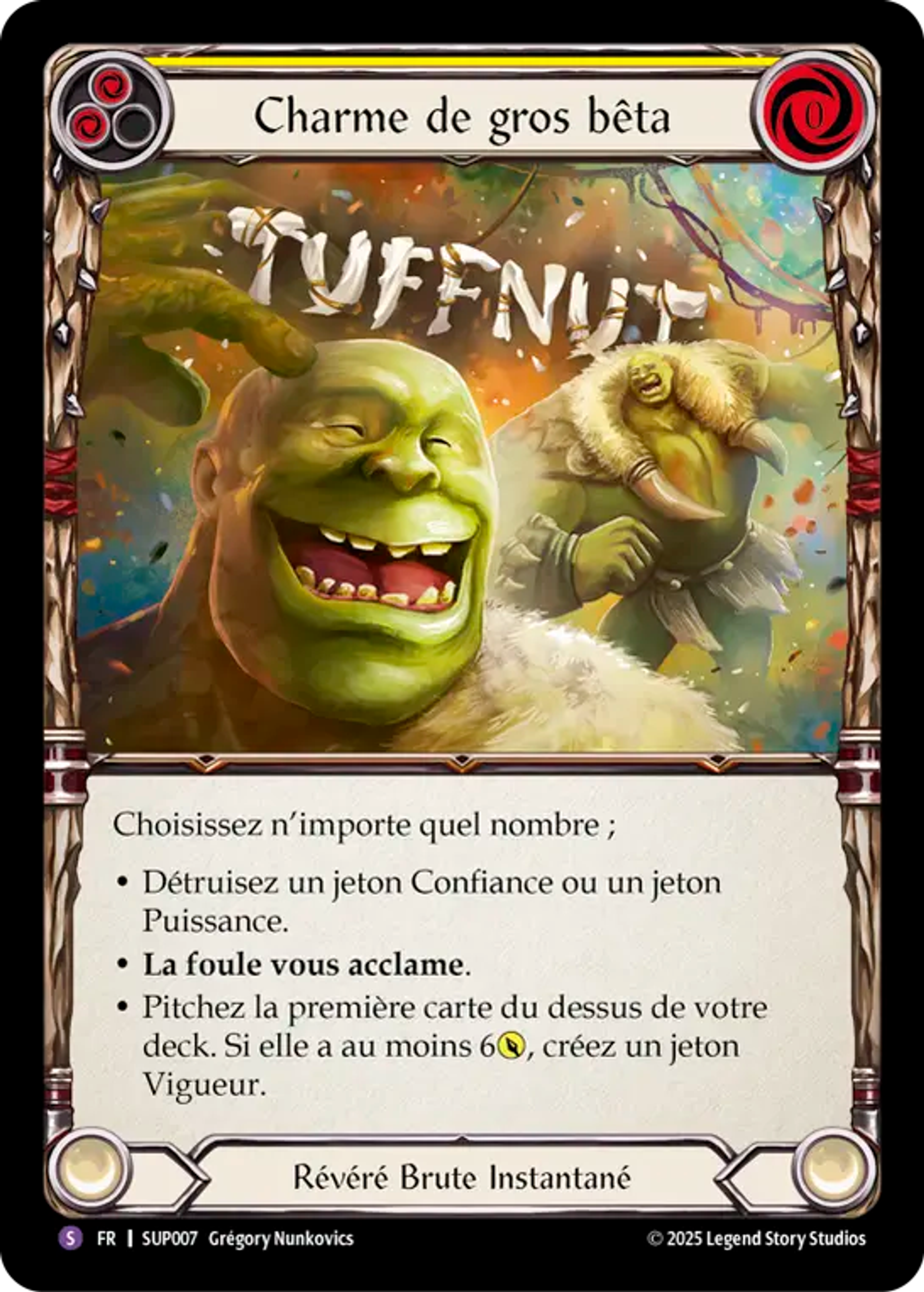 Charme de gros bêta — Super Slam — Flesh and Blood