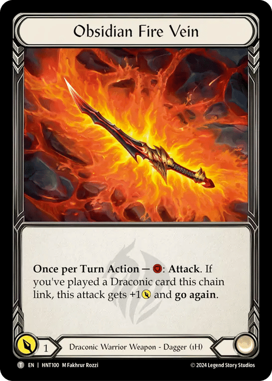 Obsidian Fire Vein — The Hunted — Flesh and Blood