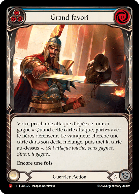 Grand favori — Armory Deck - Olympia, Prized Fighter — Flesh and Blood