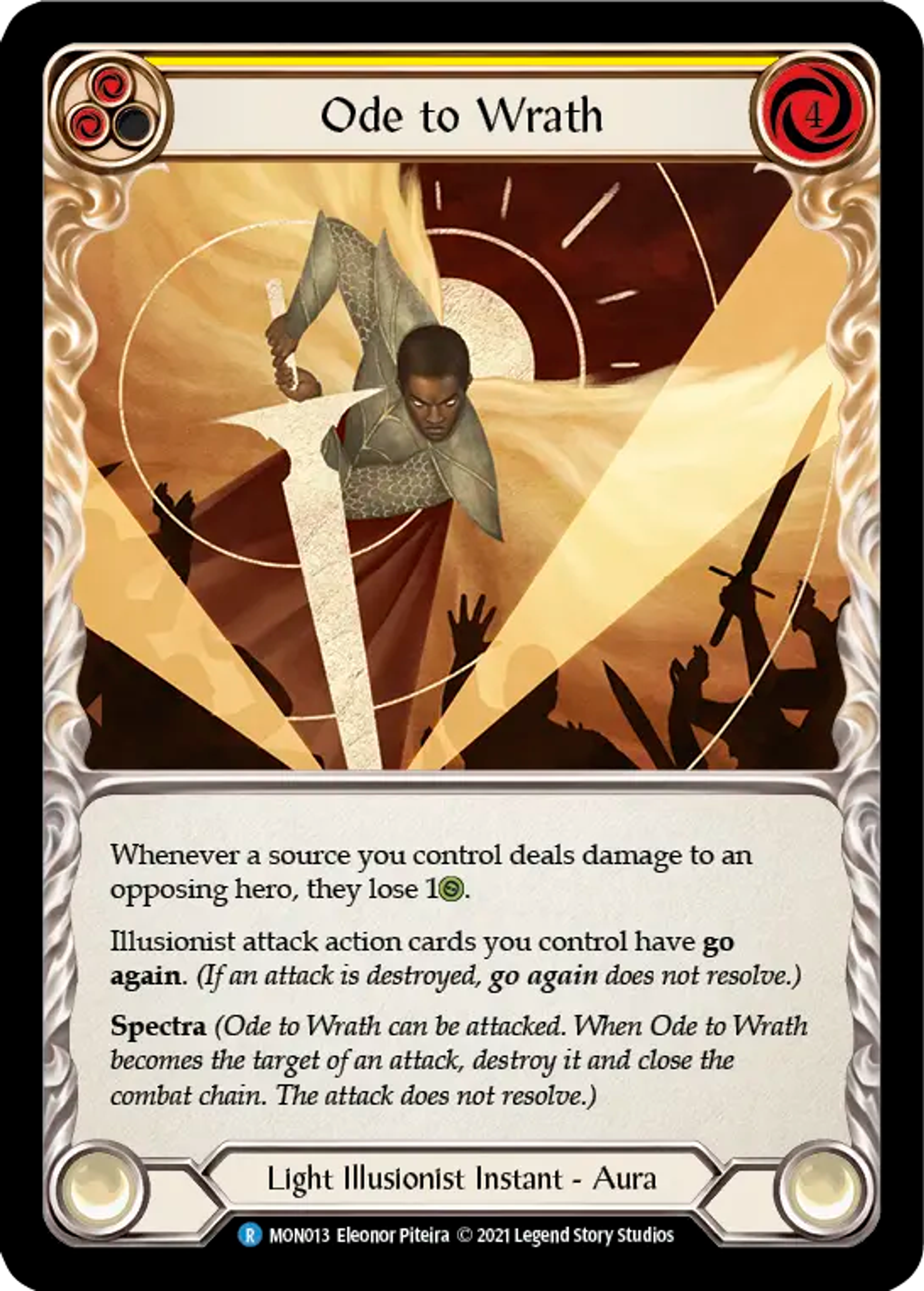 Ode to Wrath (Yellow) — Monarch — Flesh and Blood