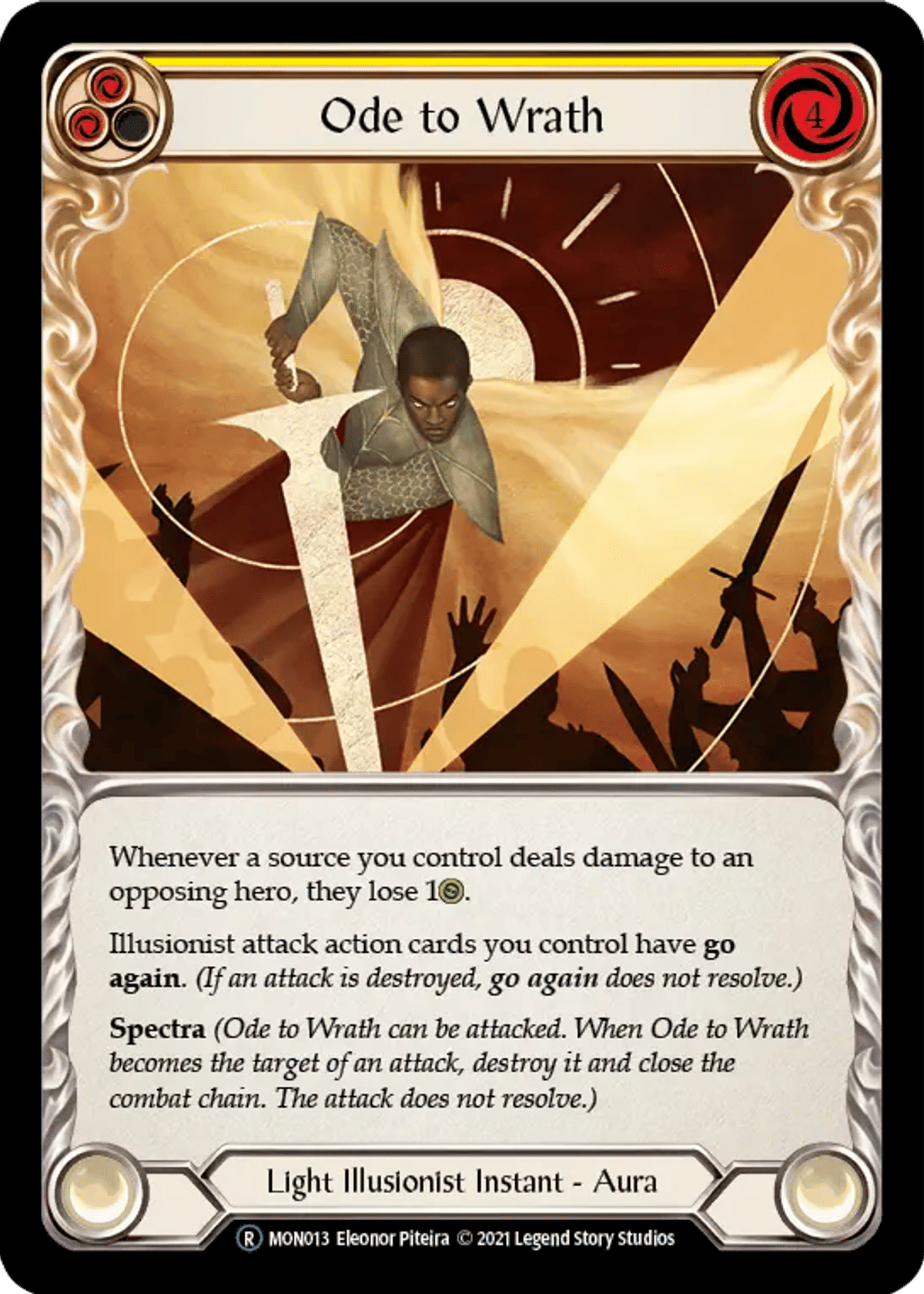 Ode to Wrath (Yellow) from Monarch - Unlimited - Flesh and Blood