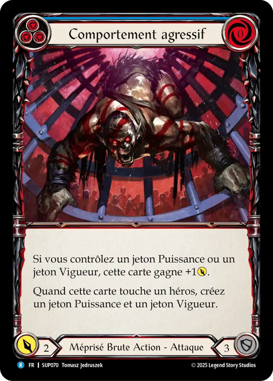 Comportement agressif — Super Slam — Flesh and Blood