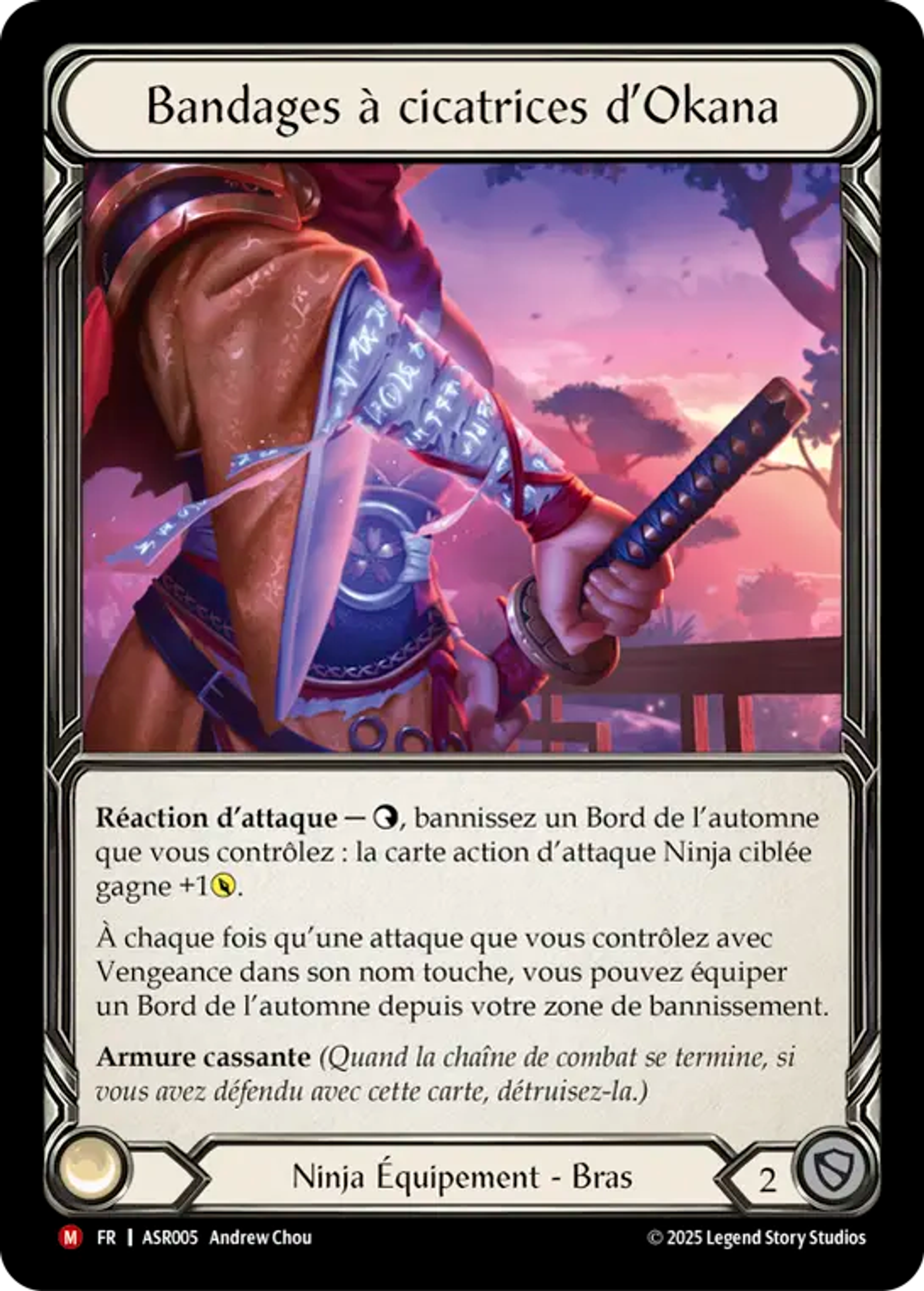 Bandages à cicatrices d’Okana — Armory Deck - Ira, Scarlet Revenger — Flesh and Blood
