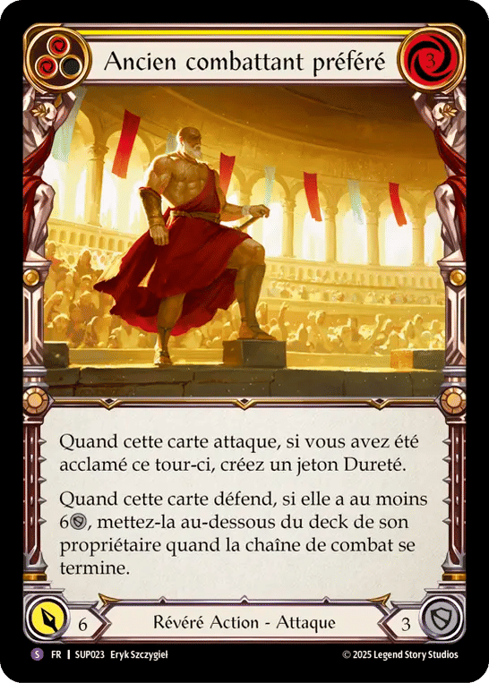 Ancien combattant préféré — Super Slam — Flesh and Blood