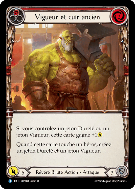 Vigueur et cuir ancien — Super Slam — Flesh and Blood