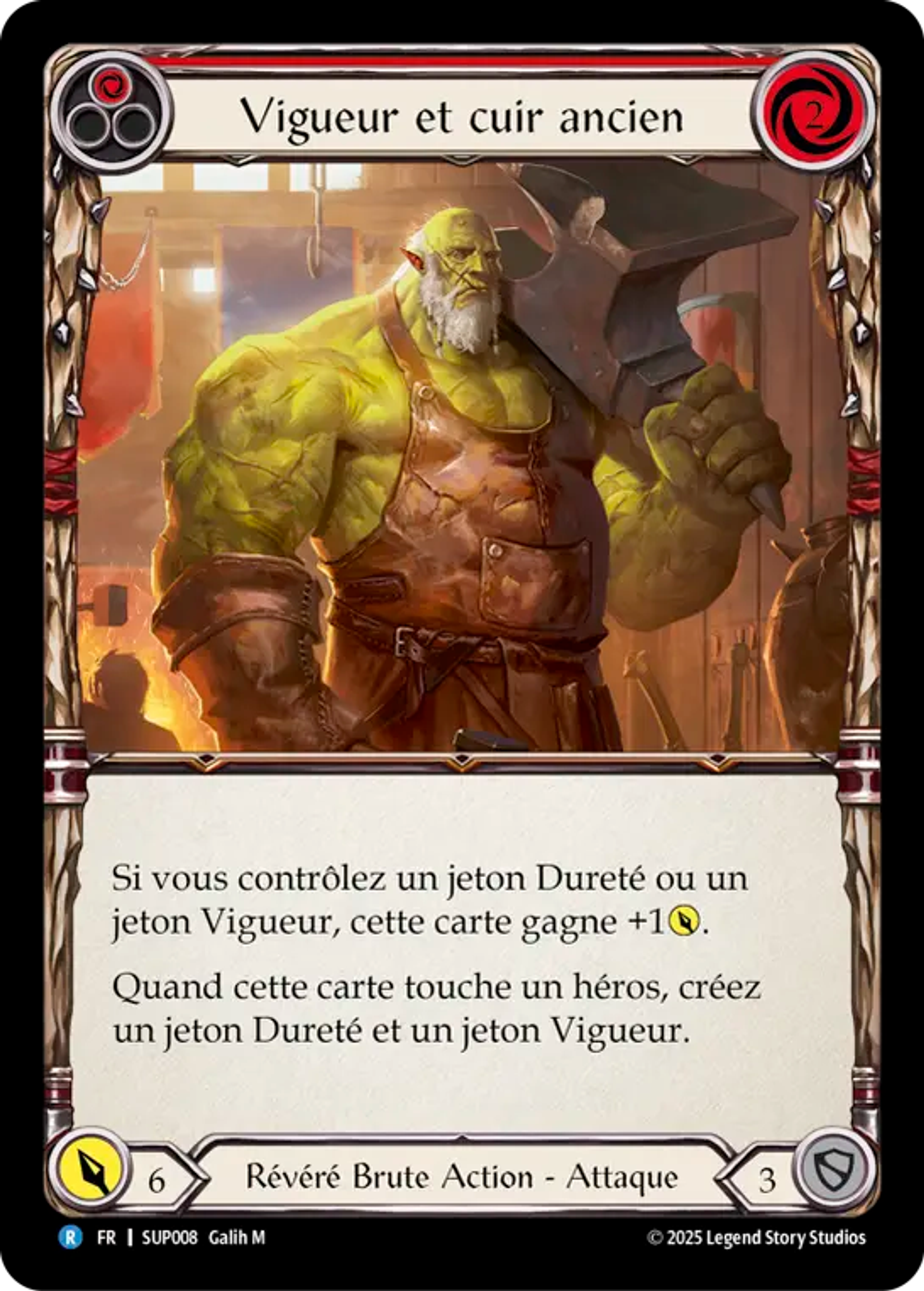 Vigueur et cuir ancien — Super Slam — Flesh and Blood
