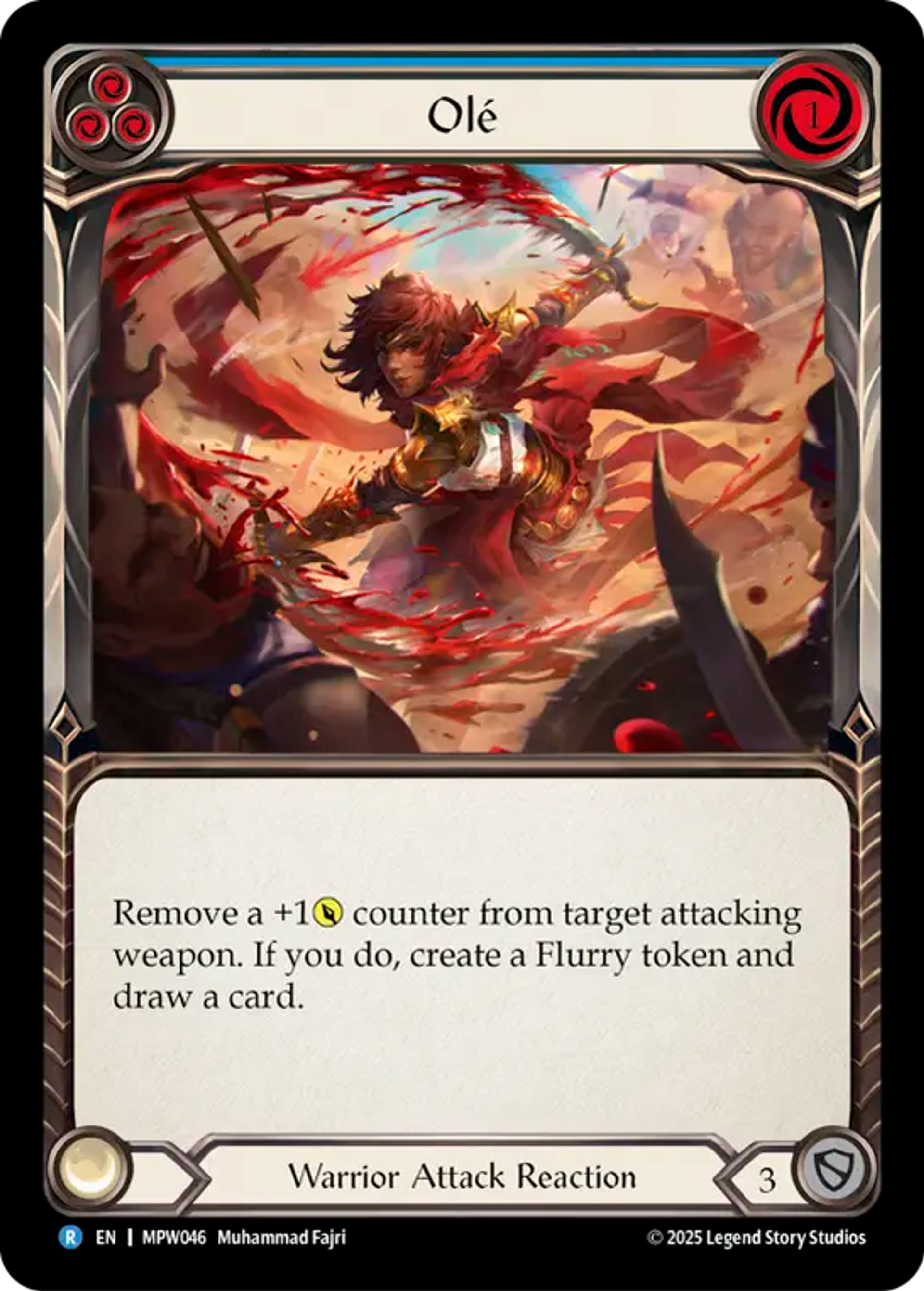 Olé (Blue) — Mastery Pack Warrior — Flesh and Blood