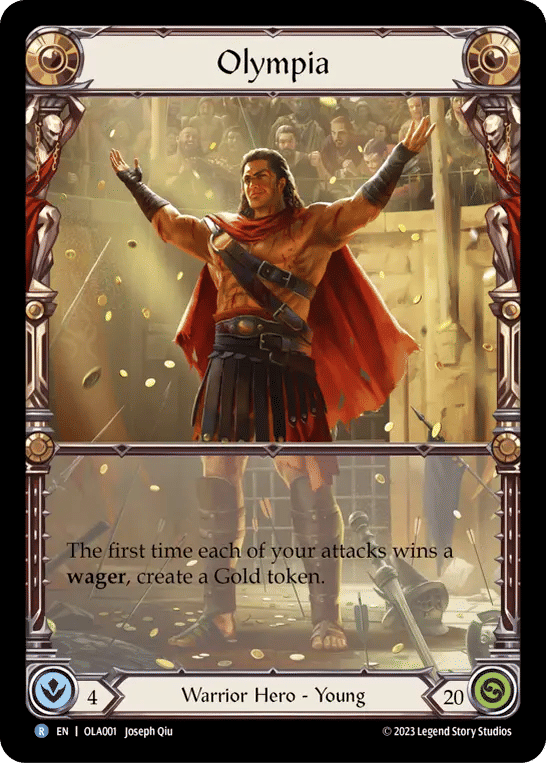 Olympia — Olympia - Heavy Hitters Blitz Deck — Flesh and Blood