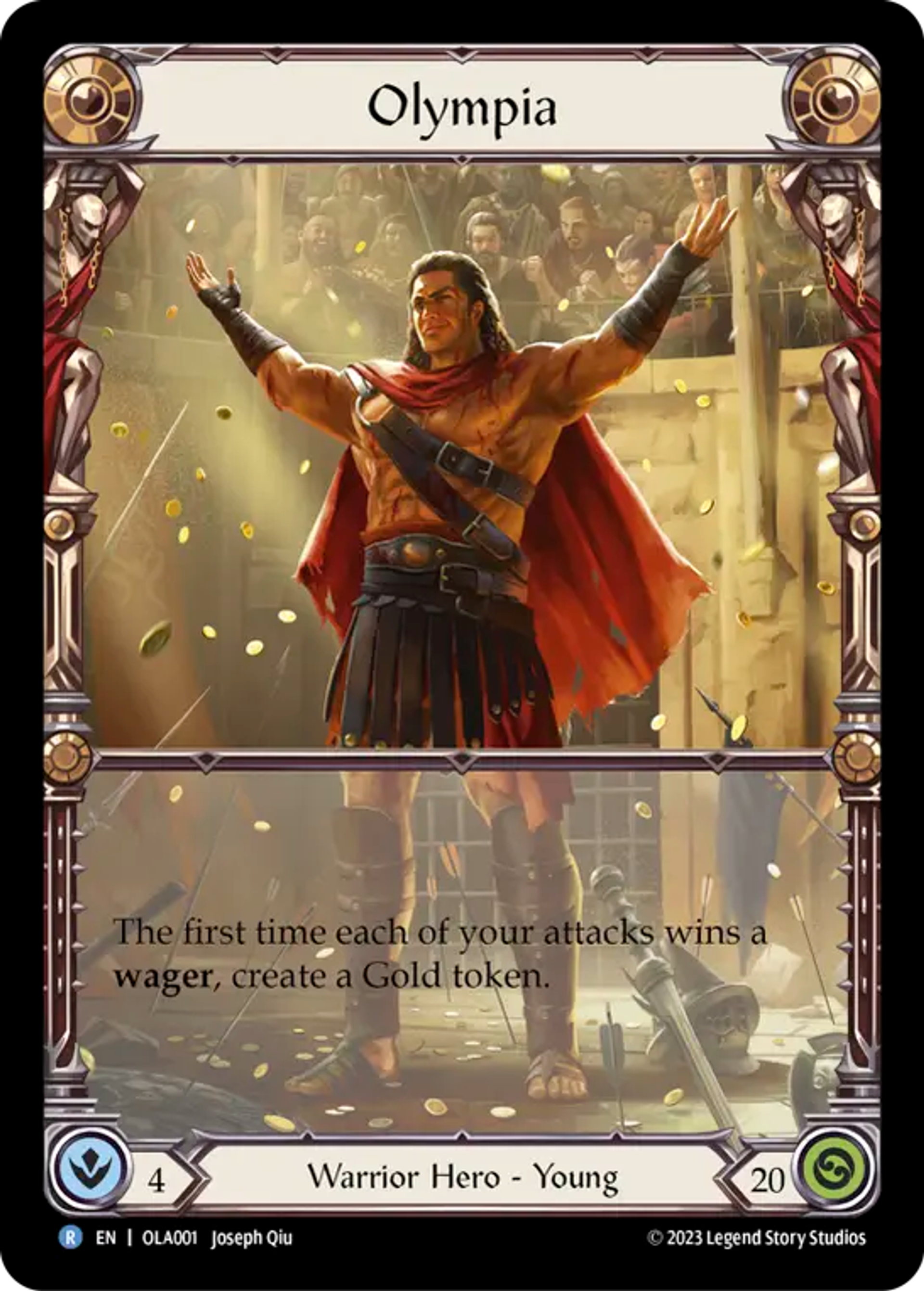 Olympia — Olympia - Heavy Hitters Blitz Deck — Flesh and Blood