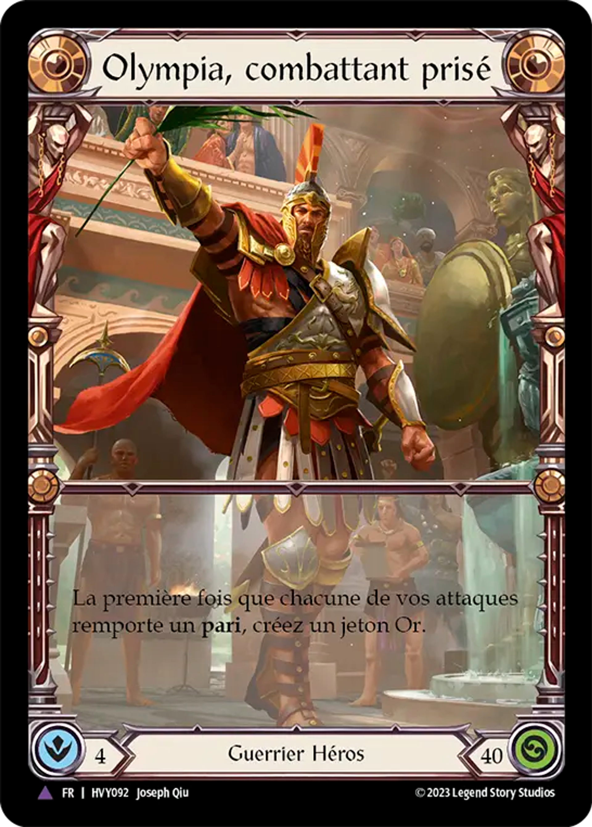 Olympia, combattant prisé — Heavy Hitters — Flesh and Blood