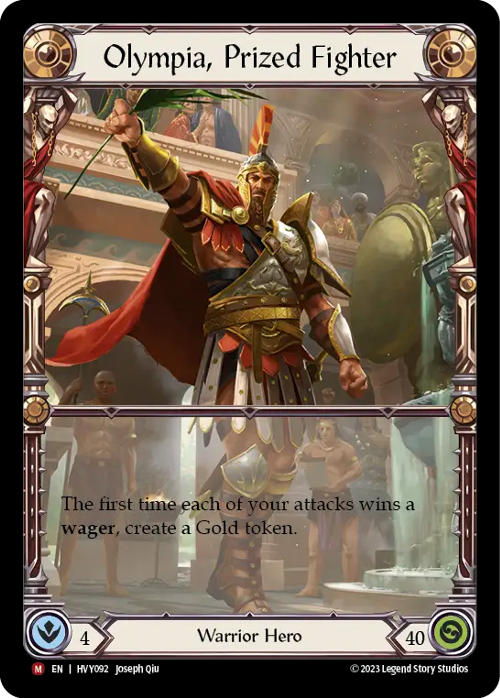Olympia, combattant prisé — Heavy Hitters — Flesh and Blood