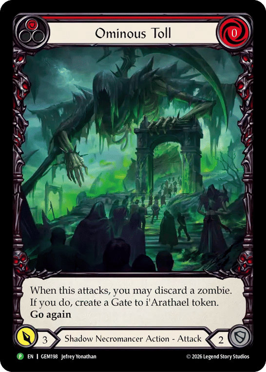 Ominous Toll — GEM - Pack 6 — Flesh and Blood