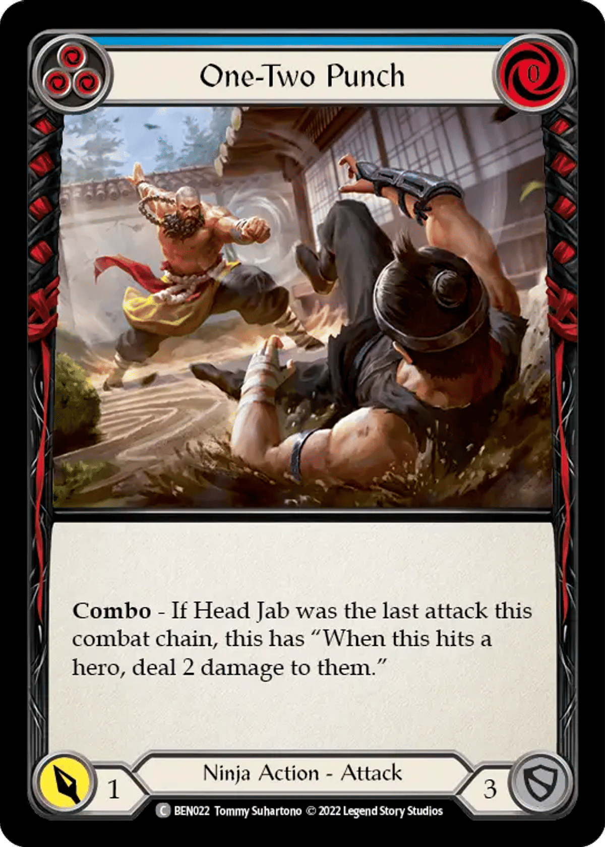 One-Two Punch (Blue) from Benji - Blitz Deck - Flesh and Blood
