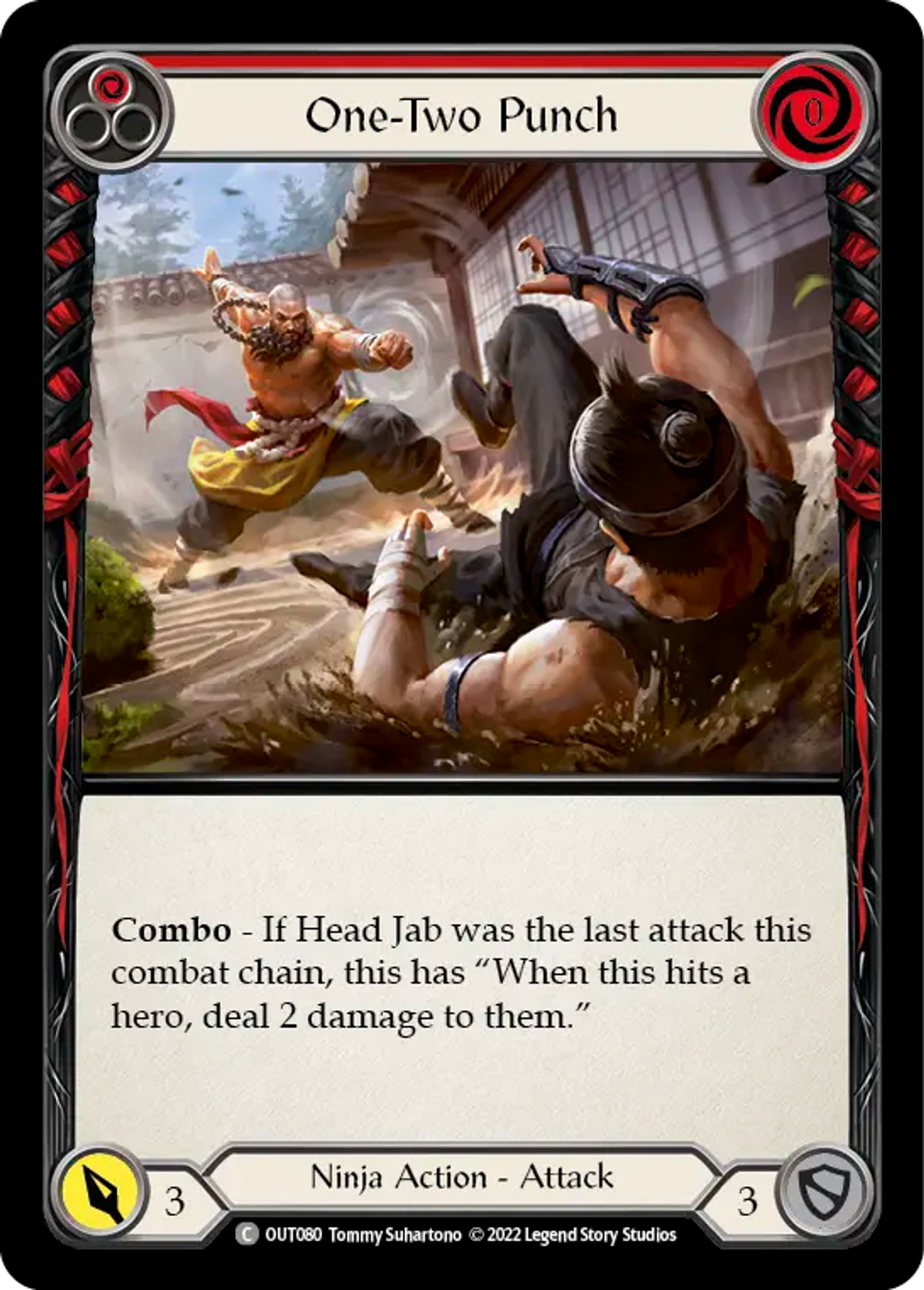 One-Two Punch (Red) — Outsiders — Flesh and Blood
