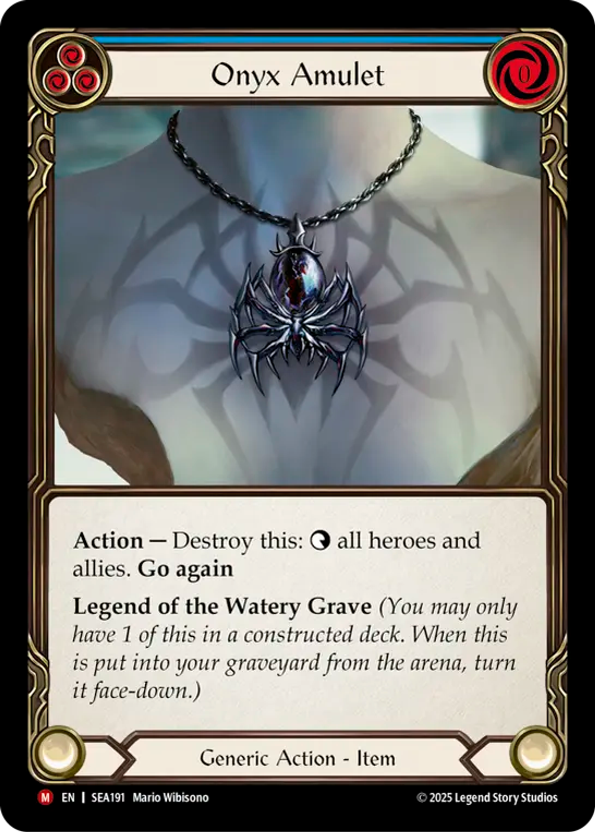Amulette d'onyx — High Seas — Flesh and Blood