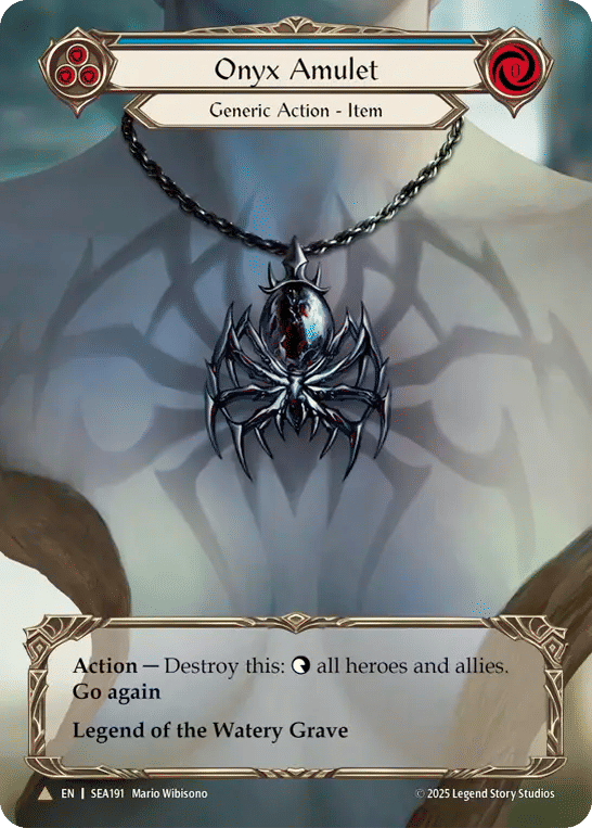Onyx Amulet — High Seas - Treasure Pack — Flesh and Blood