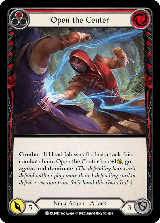 Open the Center (Red) — Katsu - Blitz Deck — Flesh and Blood
