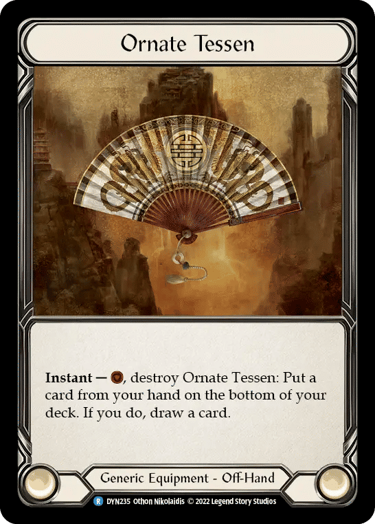 Ornate Tessen — Dynasty — Flesh and Blood
