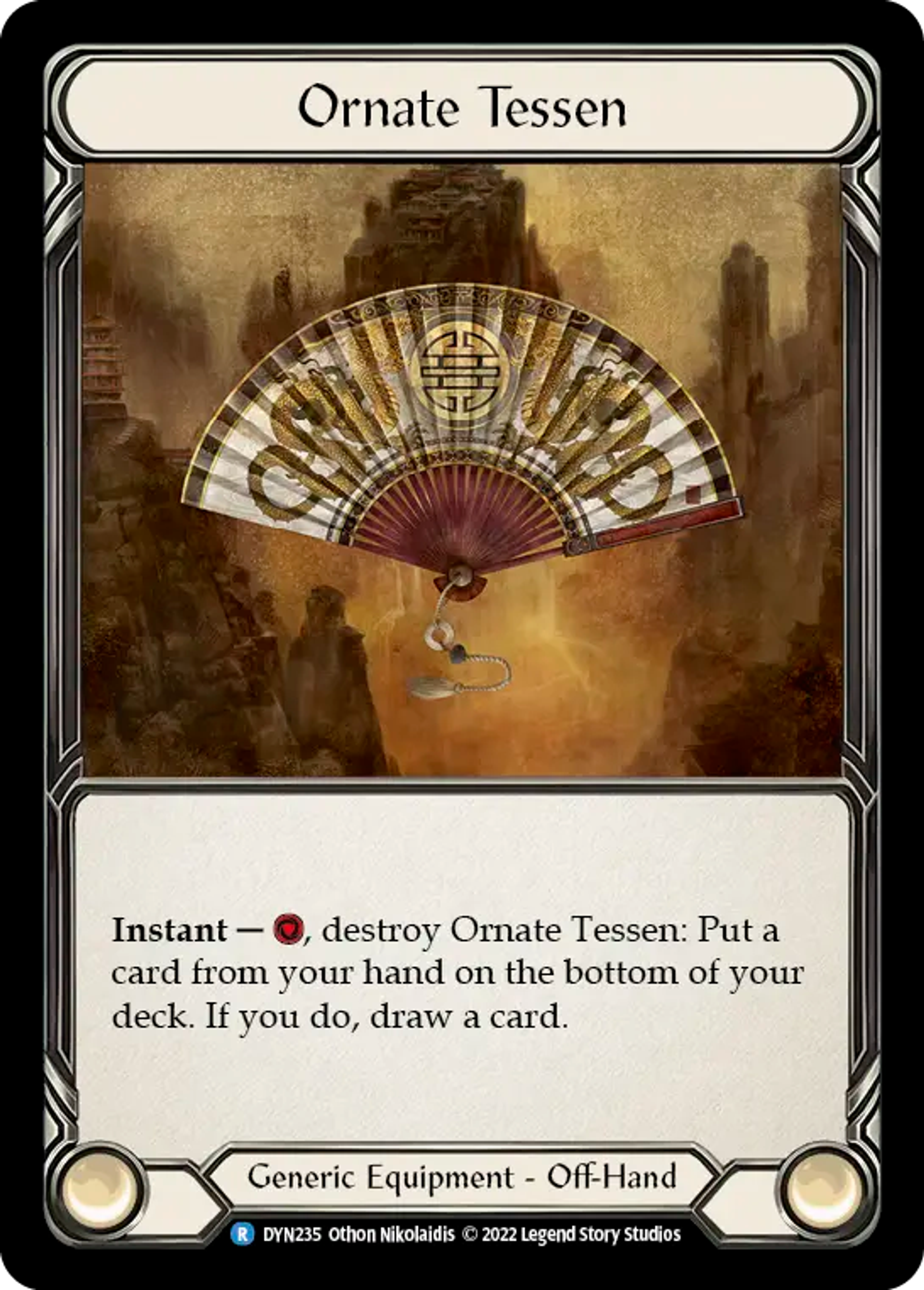 Ornate Tessen — Dynasty — Flesh and Blood
