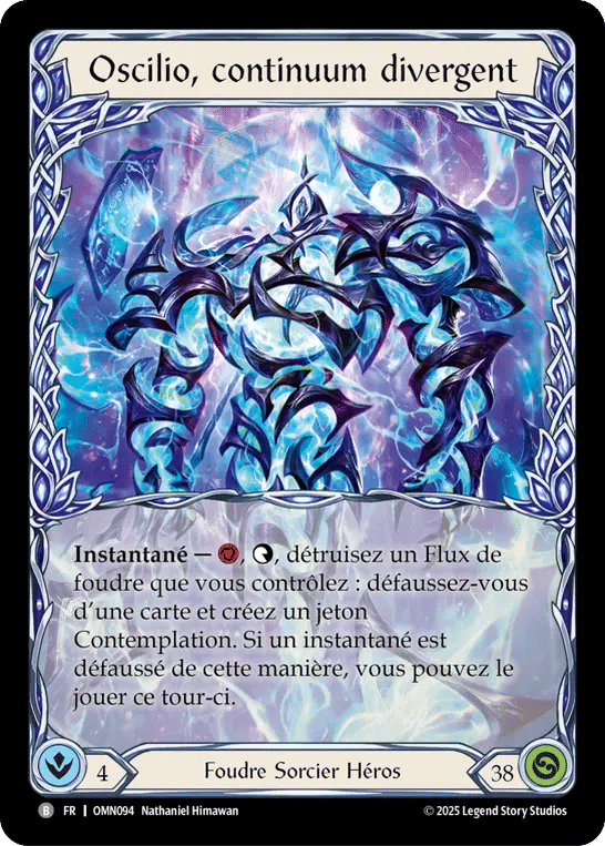 Oscilio, continuum divergent — Omens of the Third Age — Flesh and Blood