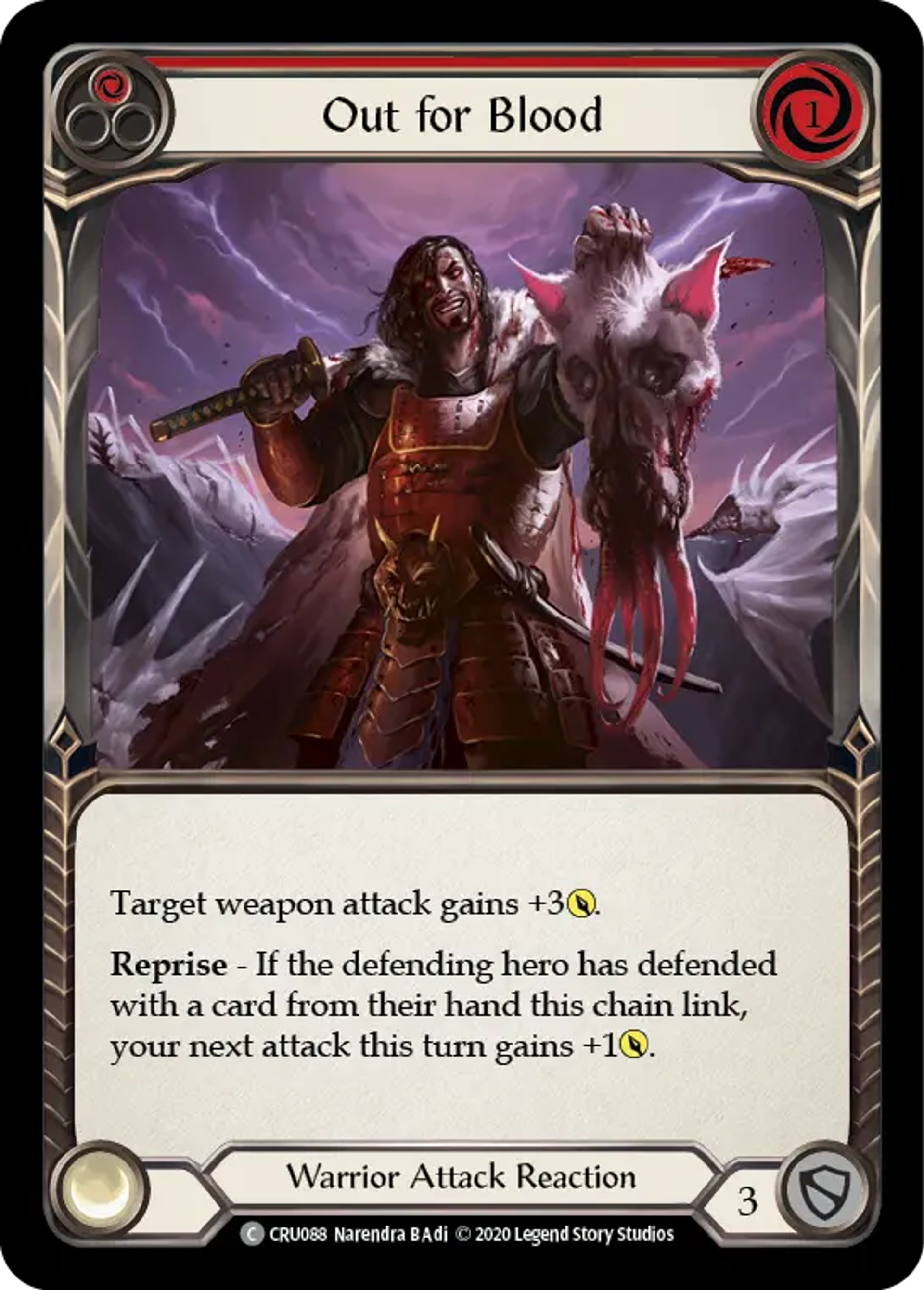 Out for Blood (Red) — Crucible of War — Flesh and Blood
