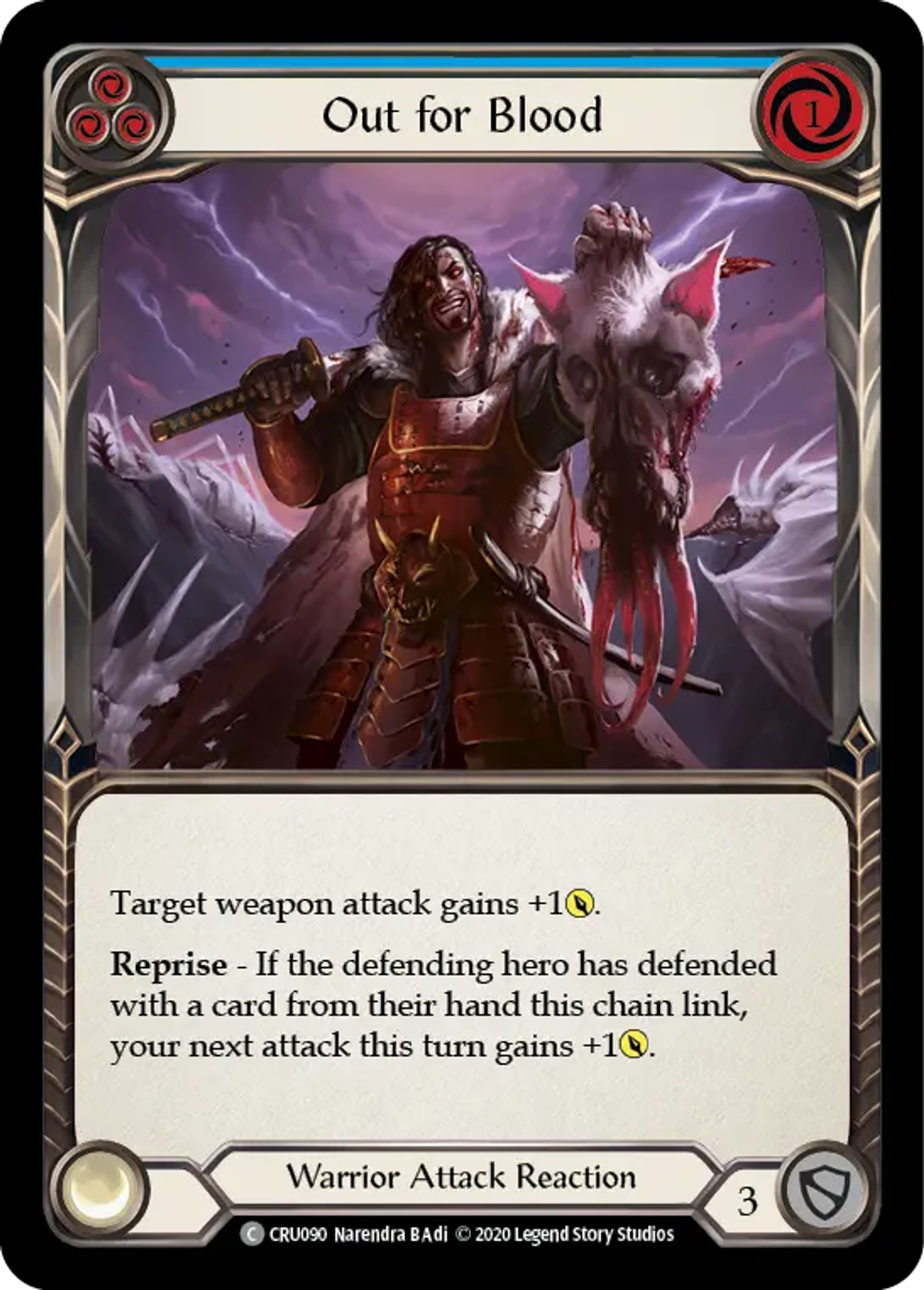 Out for Blood (Blue) — Crucible of War — Flesh and Blood