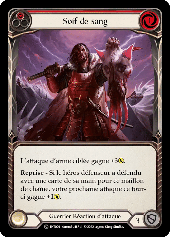 Soif de sang — Dorinthea - Blitz Deck — Flesh and Blood