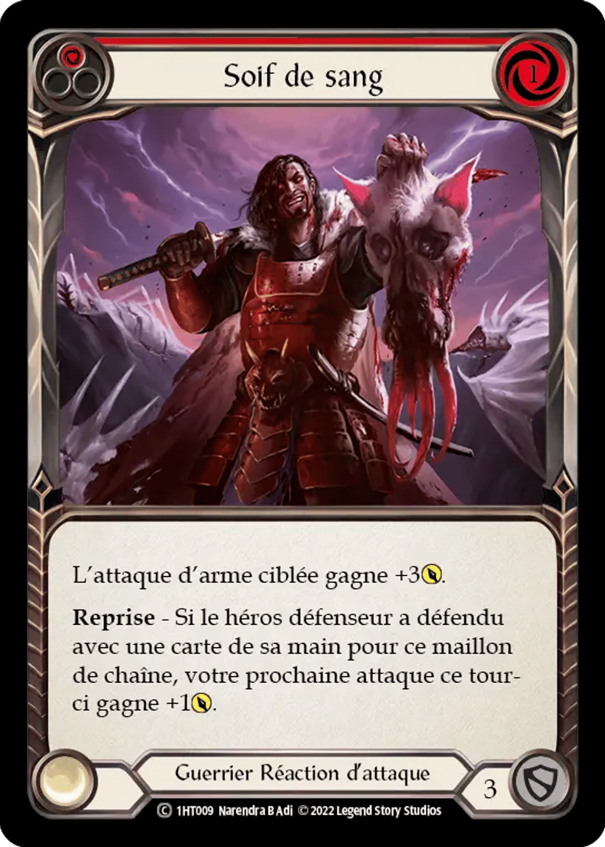 Soif de sang from Dorinthea - Blitz Deck - Flesh and Blood