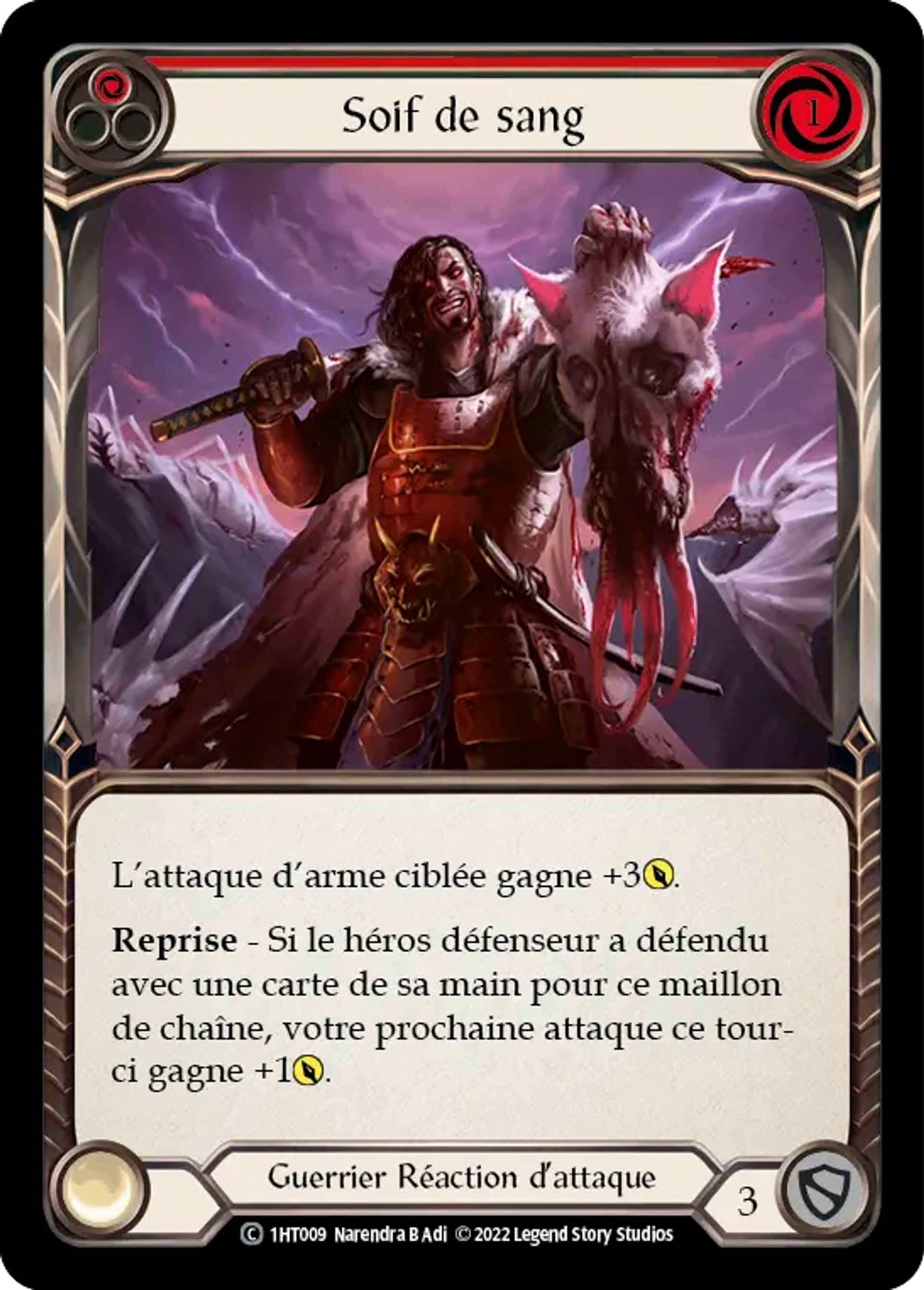Soif de sang — Dorinthea - Blitz Deck — Flesh and Blood