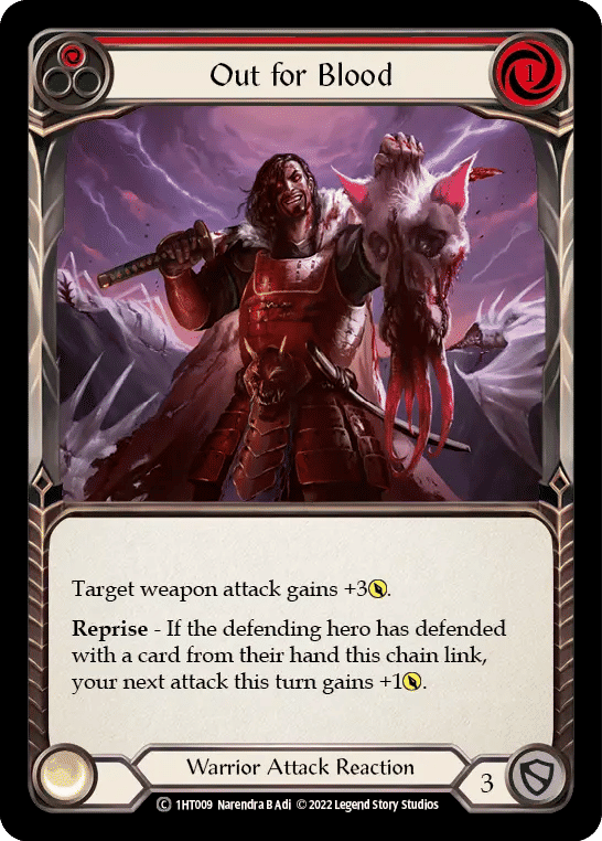 Out for Blood (Red) — Dorinthea - Blitz Deck — Flesh and Blood