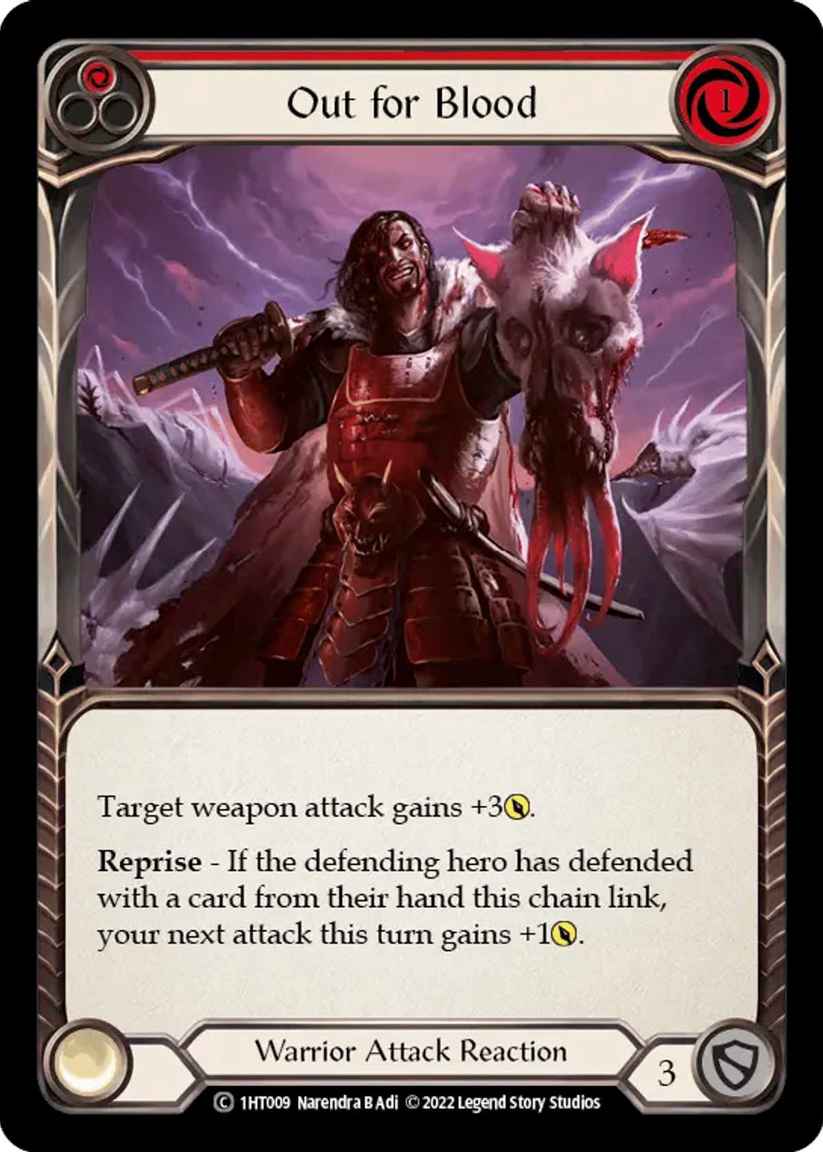 Out for Blood (Red) from Dorinthea - Blitz Deck - Flesh and Blood